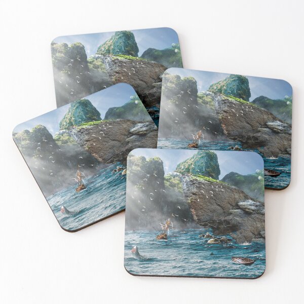 Item preview, Tropical shark's bay designed and sold by Kesshin.