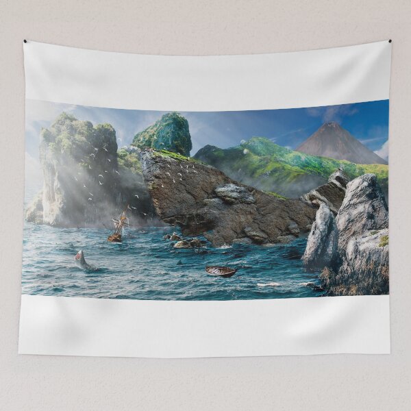 Item preview, Tropical shark's bay designed and sold by Kesshin.