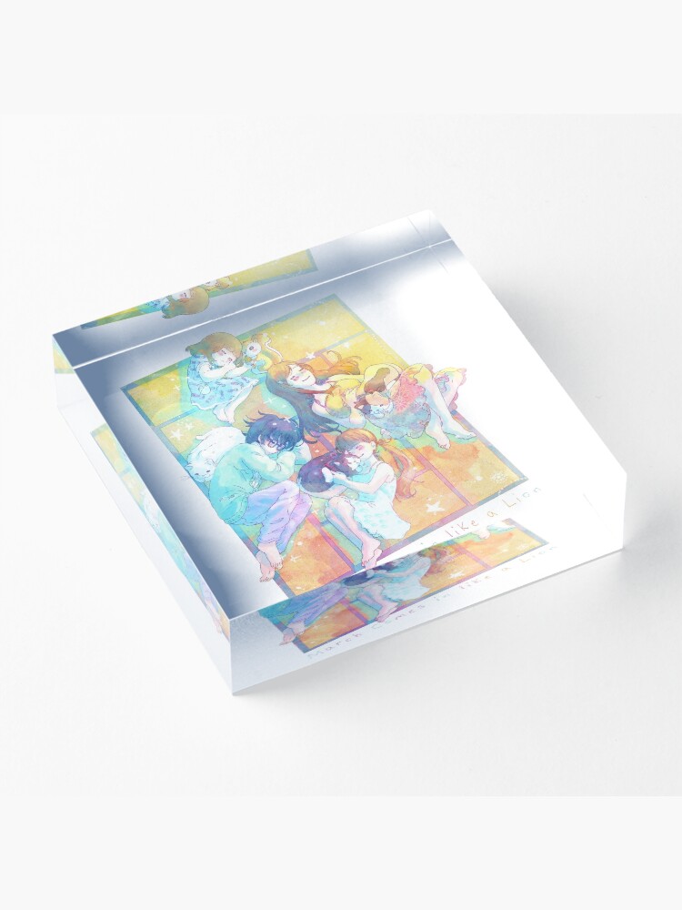 Alternate view of Sangatsu no Lion - Nap in spring Acrylic Block