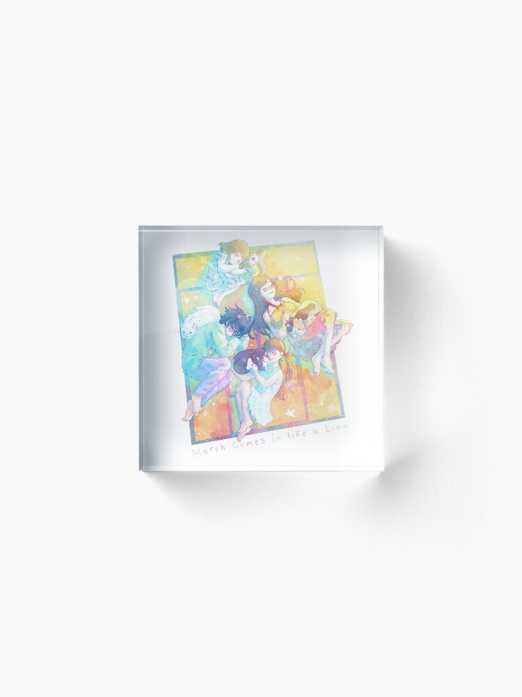 Alternate view of Sangatsu no Lion - Nap in spring Acrylic Block