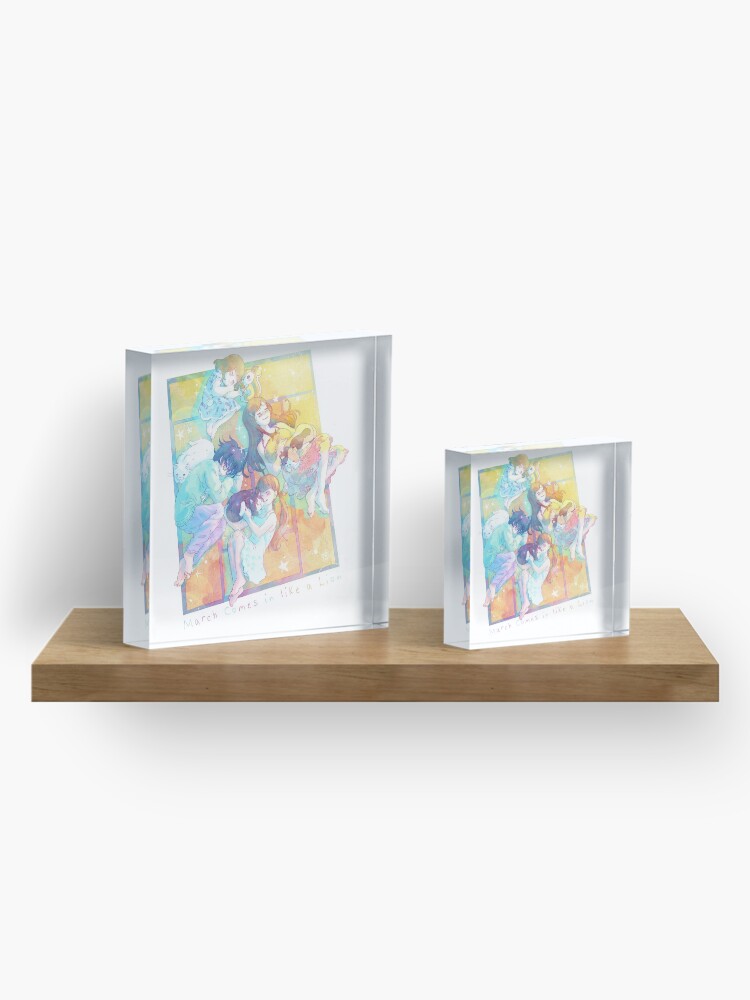 Alternate view of Sangatsu no Lion - Nap in spring Acrylic Block