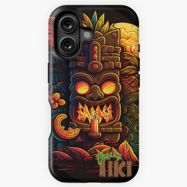 Aperçu de l'œuvre Coucher de soleil Tiki 01 - Trevor créée et vendue par GloriousIdiot.