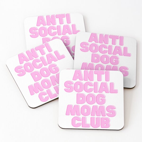 Item preview, Anti Social Dog Mom | Classic T-Shirt, Sticker designed and sold by NicolasGlowArt.