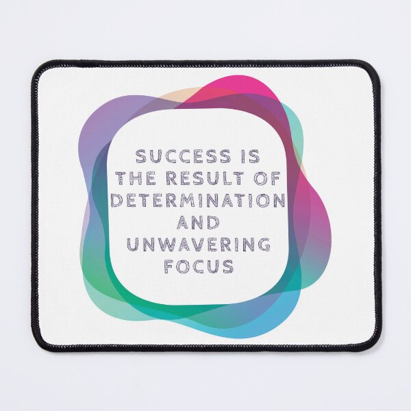 Item preview, Success is the result of determination and unwavering focus designed and sold by DC Shop.