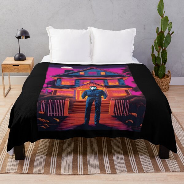 Item preview, Michael Myers Retrowave Halloween designed and sold by VerdantInk.