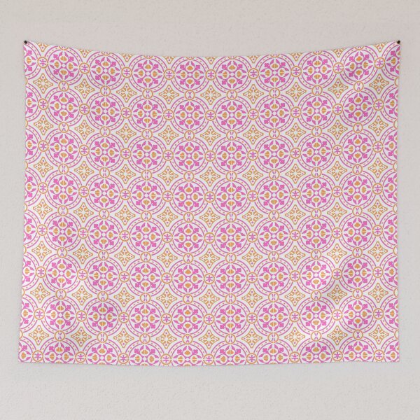 Item preview, Chaap Pink orange designed and sold by Fabricatemyart.