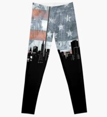 San francisco skyline flag Leggings