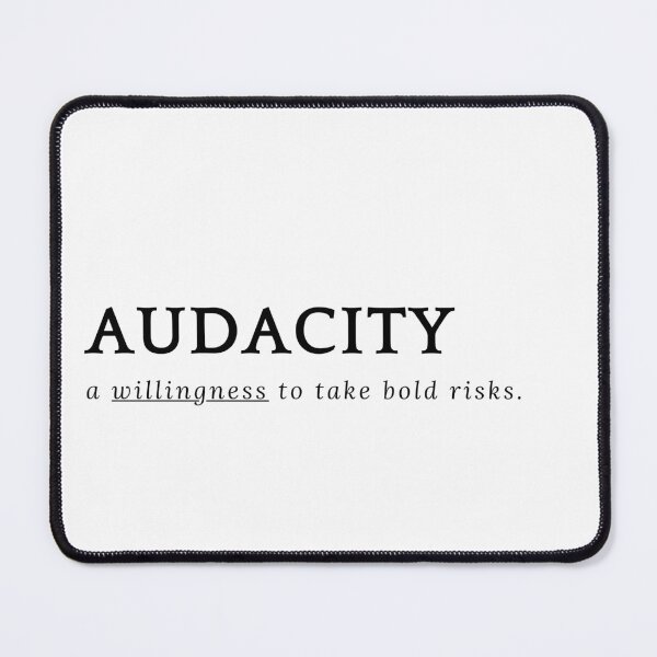 Item preview, Motivational & Inspirational Word Definition Quote; Audacity designed and sold by justjesse5.