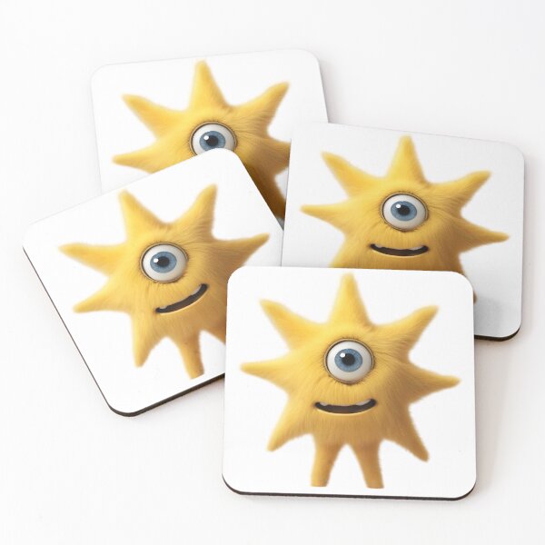 Item preview, Yellow star-shaped  monster "Sparkles" designed and sold by SofiZezi.
