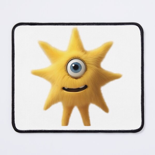 Item preview, Yellow star-shaped  monster "Sparkles" designed and sold by SofiZezi.