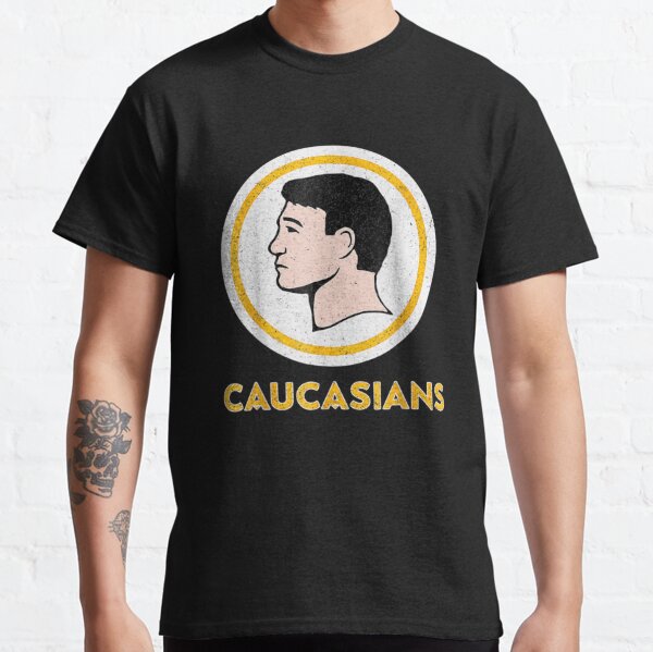  Caucasian T-Shirt Caucasians Pride Vintage Funny Shirt