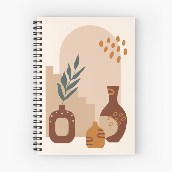 Item preview, Modern abstract plants and shapes designed and sold by BookishSpace1.