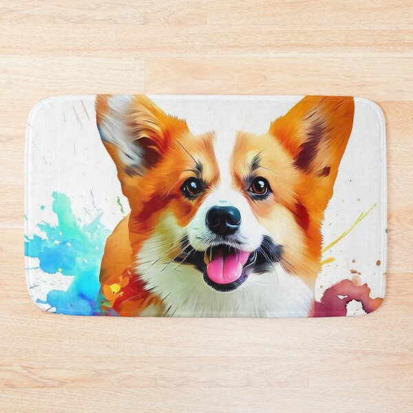 Item preview, Welsh Corgi Splash Art designed and sold by The Digital Compass.