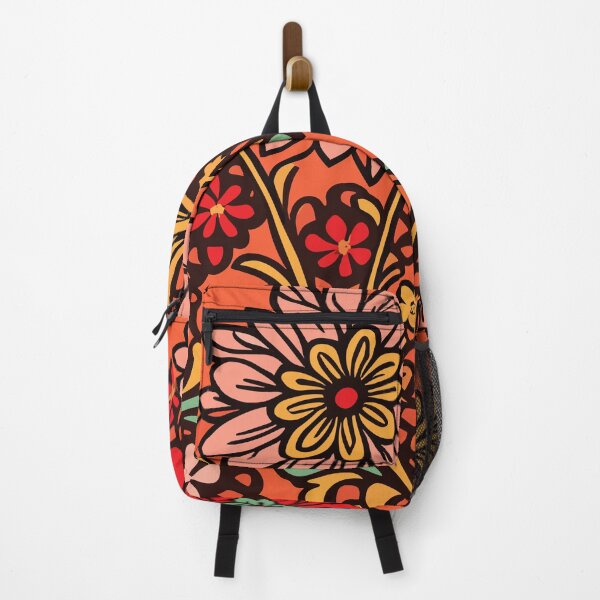 Item preview, Orange Rococo Floral Pattern designed and sold by SamJanner.