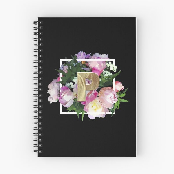Artikelvorschau, P Initiale Monogramm Floral entworfen und verkauft von SoNifty.