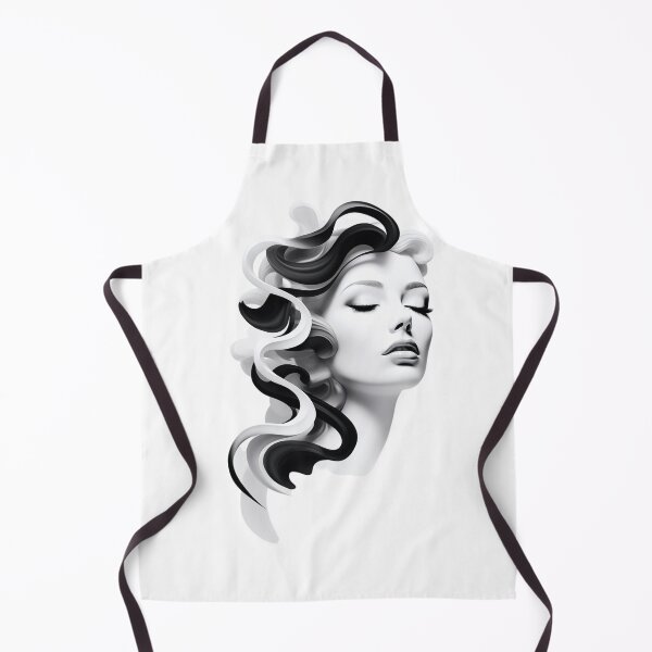 Item preview, Nice black and white hair dancing beauty woman designed and sold by 19DEC.
