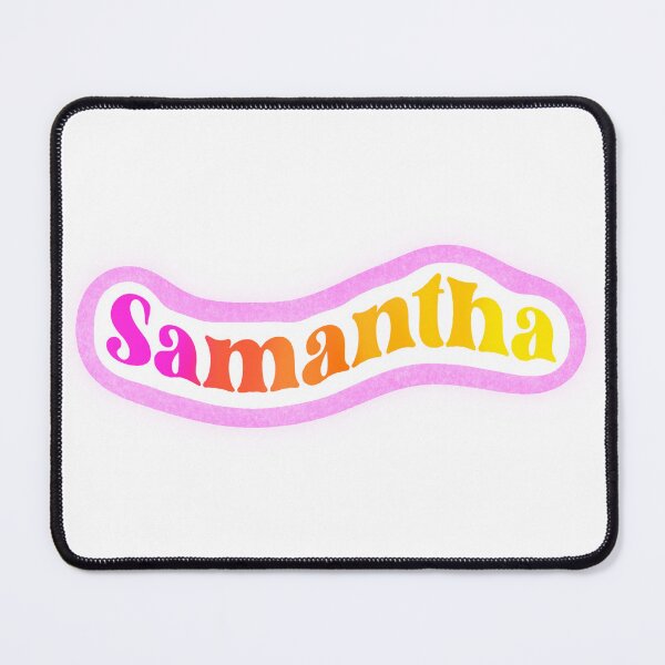 Item preview, Samantha Name Sticker Pink Gradient designed and sold by NataGerken.