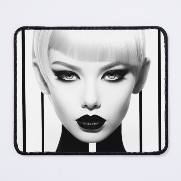 Item preview, Nice lined beauty woman and short hair designed and sold by 19DEC.