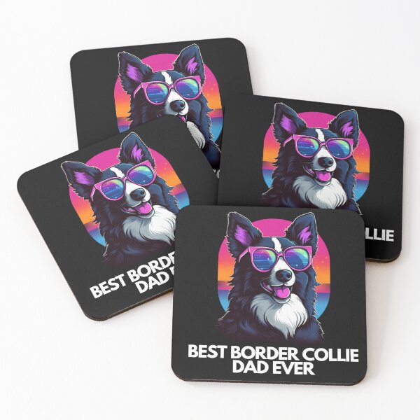 Item preview, Best Border Collie Dad Ever | Classic T-Shirt designed and sold by NicolasGlowArt.