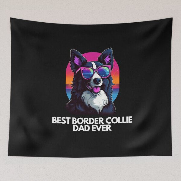 Item preview, Best Border Collie Dad Ever | Classic T-Shirt designed and sold by NicolasGlowArt.