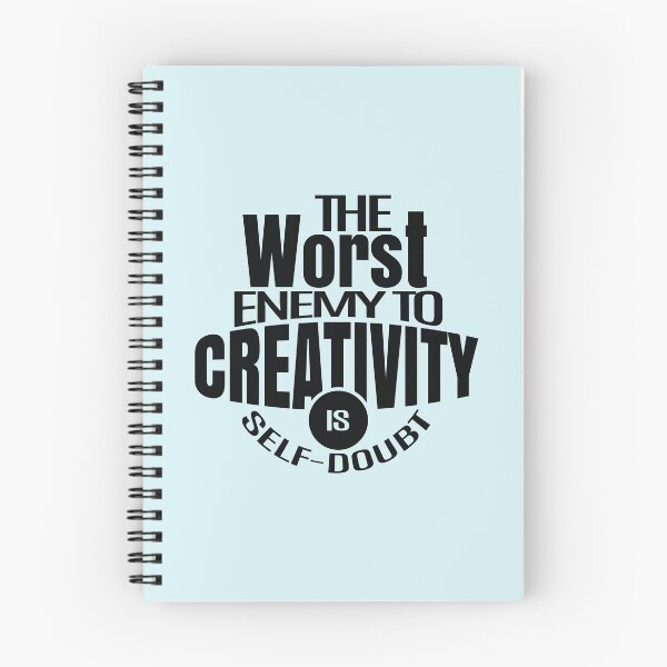 Item preview, The worst enemy to creativity is self-doubt designed and sold by Giro-design.