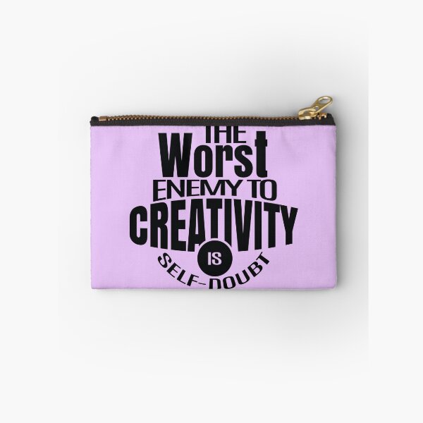 Item preview, The worst enemy to creativity is self-doubt designed and sold by Giro-design.