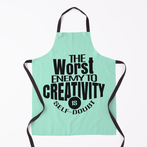 Item preview, The worst enemy to creativity is self-doubt designed and sold by Giro-design.