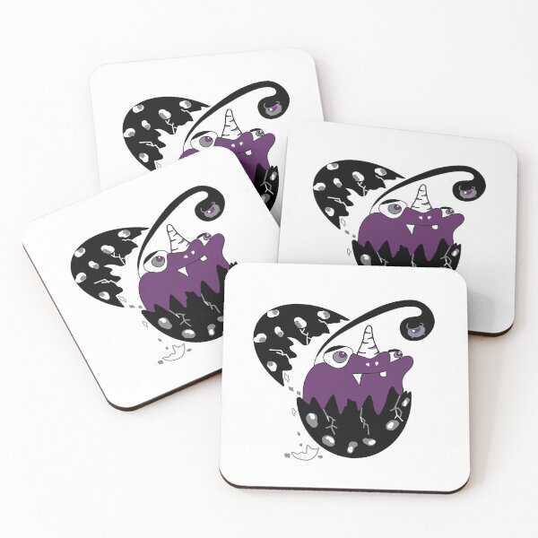 Item preview, Subtle Asexual LGBTQ Pride Dinosaur Breaking Eggshells designed and sold by GM-666.