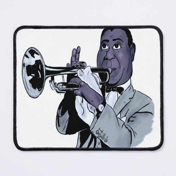 Item preview, Louis Armstrong Cartoon designed and sold by Sylvanny.