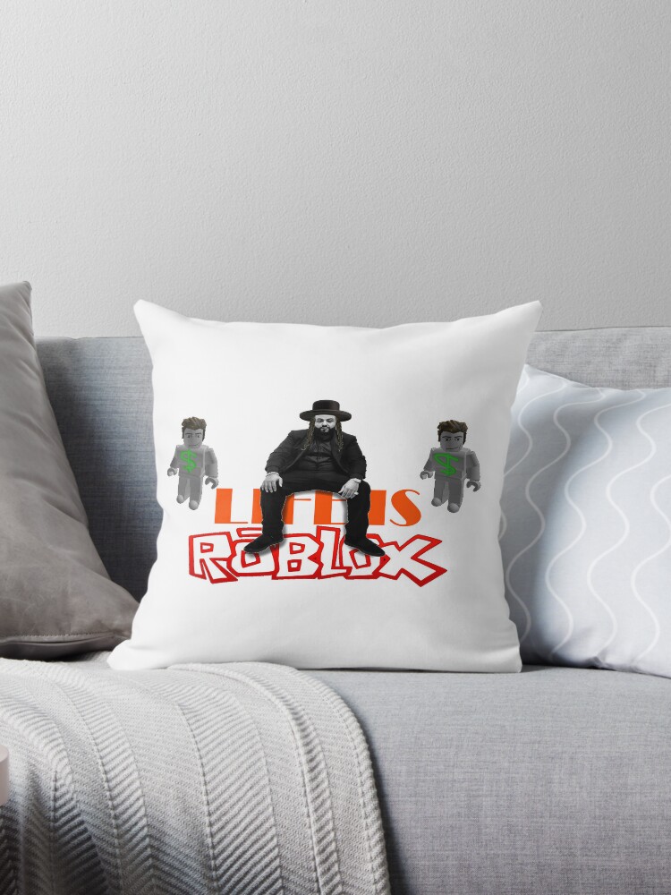 Spun Polyester Square Pillow Roblox Face Pillow / Meme 