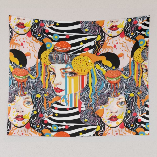 Item preview, Fashion woman with pop-art 12 designed and sold by Snoobstyle.