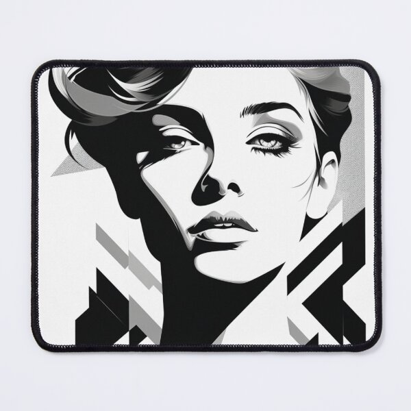 Item preview, Nice BW beauty short hair woman designed and sold by 19DEC.