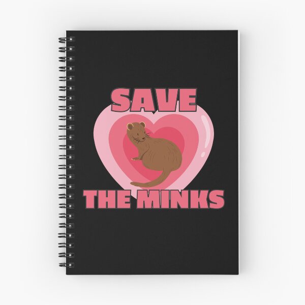 Item preview, save the minks - cute kawaii pink heart retro y2k 90s designed and sold by TNwandesignart.
