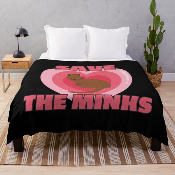 Item preview, save the minks - cute kawaii pink heart retro y2k 90s designed and sold by TNwandesignart.
