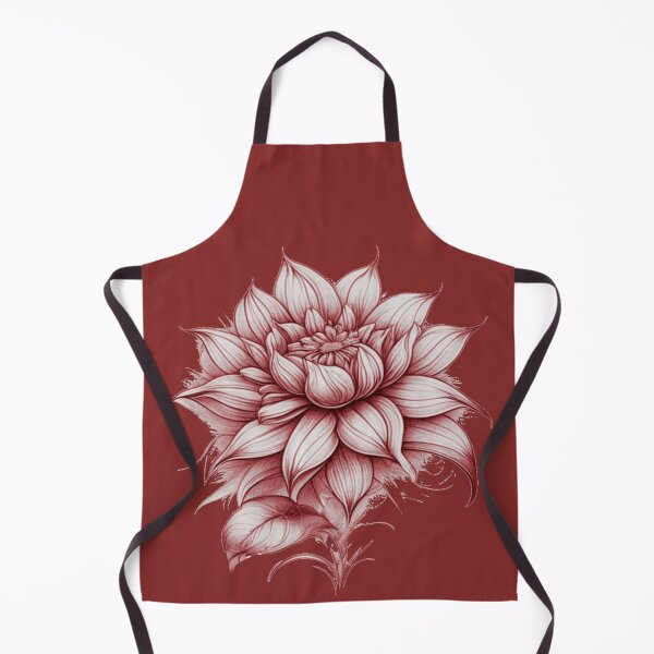 Item preview, Pastel Single Flower in Red tint & White Mixed sketch Paint Pattern Design designed and sold by Md Rashid Hasan.