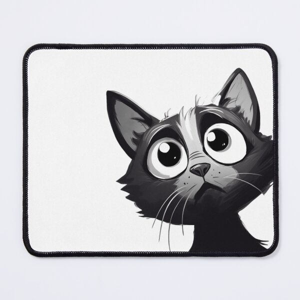 Item preview, Confused Face Cat designed and sold by PatternDesignh.
