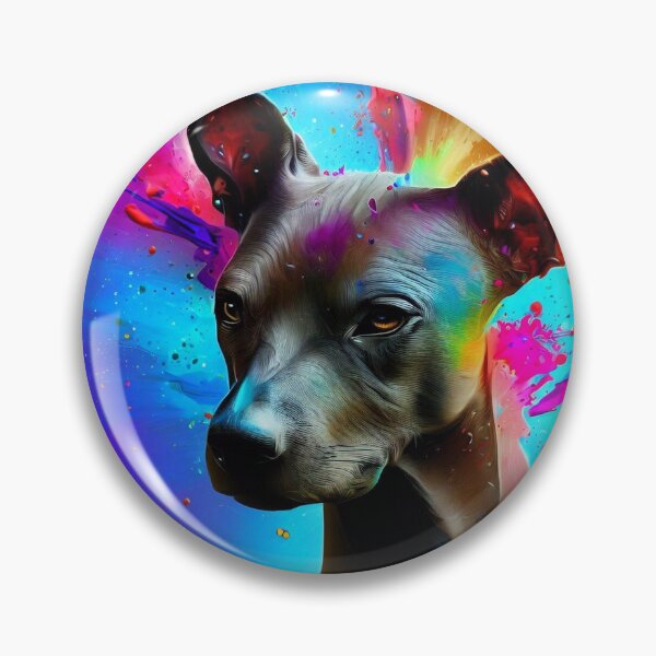 Item preview, Elegant Xoloitzcuintli: Celebrating Canine Beauty Splashart designed and sold by The Digital Compass.
