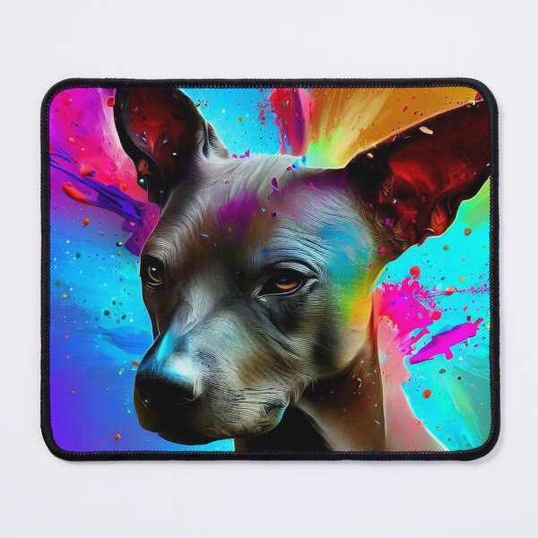 Item preview, Elegant Xoloitzcuintli: Celebrating Canine Beauty Splashart designed and sold by The Digital Compass.