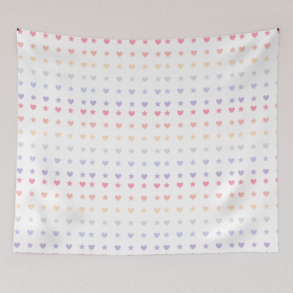Item preview, Cute soft pastel rainbow hearts and stars pack  designed and sold by Yaragold.