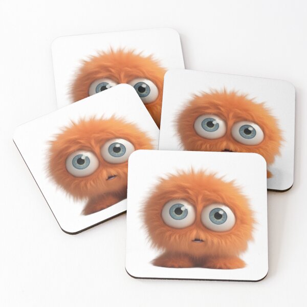 Item preview, Orange monster "Fluffy McFlufferson" designed and sold by SofiZezi.