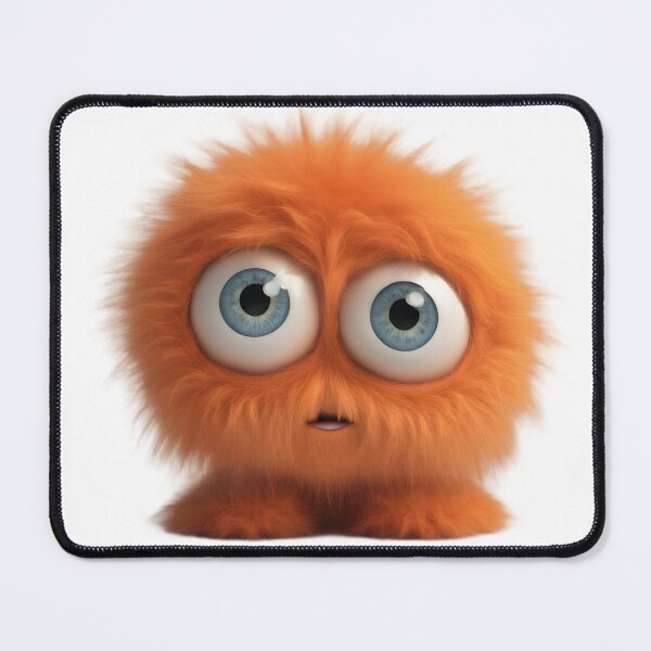 Item preview, Orange monster "Fluffy McFlufferson" designed and sold by SofiZezi.