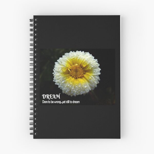 Item preview, Raindrop Flower - motivational motto - Dream designed and sold by PilgrimCraft.