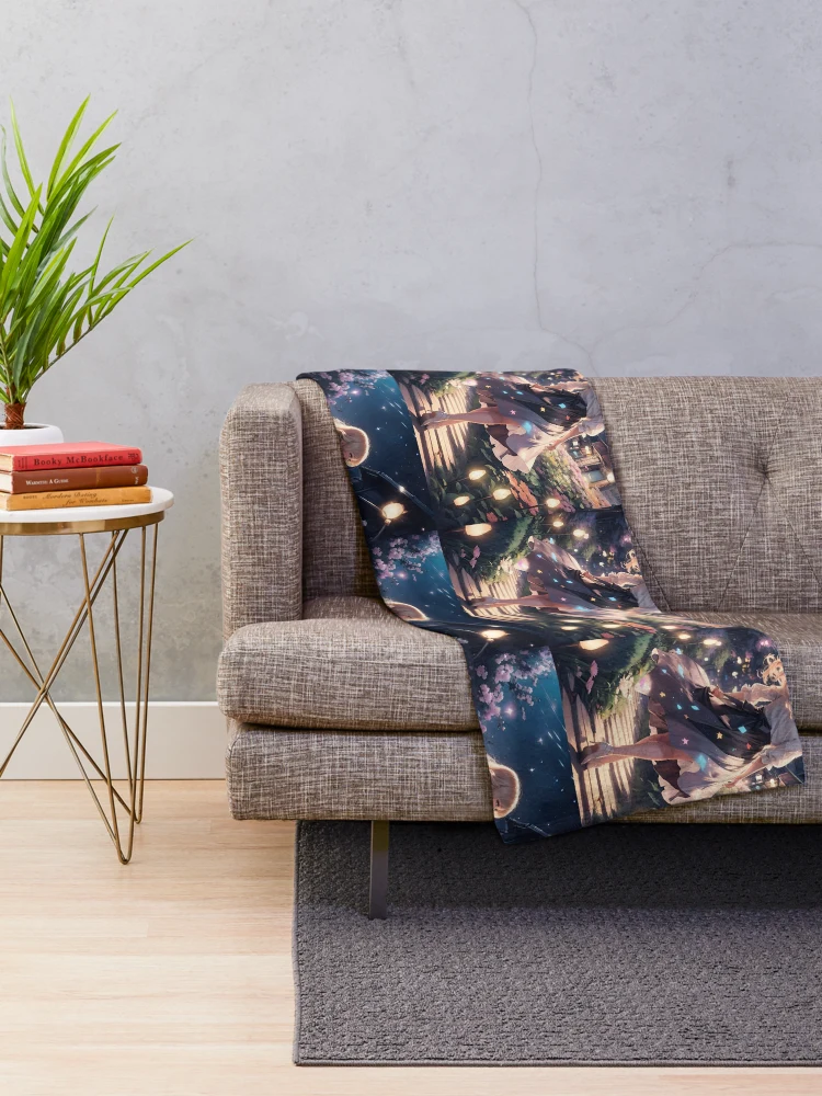 Thumbnail 2 of 6, Throw Blanket, High contrast designed and sold by ROKANDESIGNART.