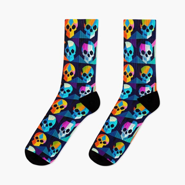 Item preview, Skulls 31 - Trippy Cranium Pattern designed and sold by TheThirdEye.