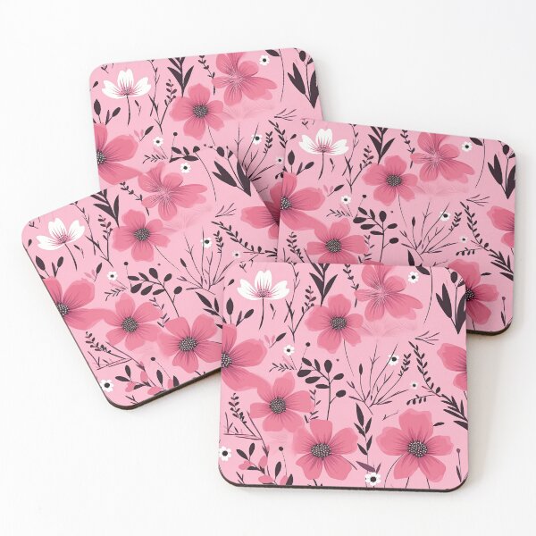Item preview, Petals of Grace: Pink Flower Pattern designed and sold by Superbdeal.