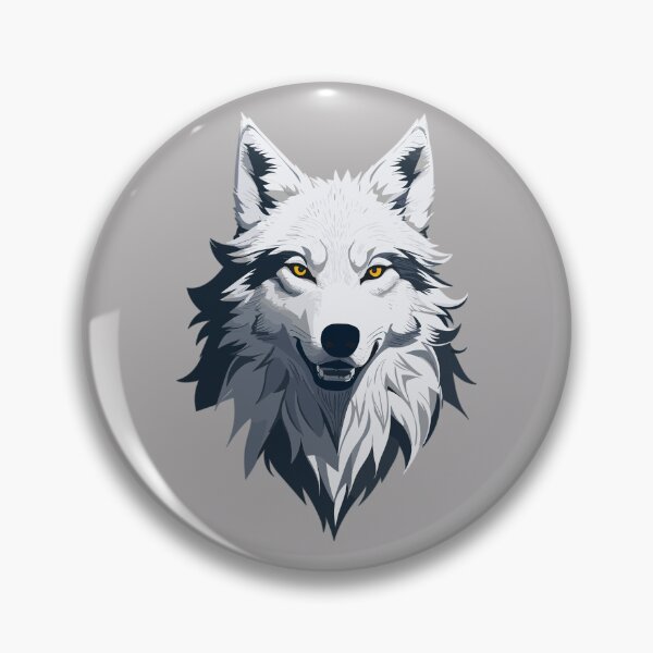 Artikelvorschau, Weißer Wolf, Illustration, Vektor, Style entworfen und verkauft von NordicBadger.