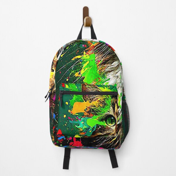 Item preview, Bigcat's graffiti artwork bursts to life with a vibrant color splash. designed and sold by Best-Art-32.
