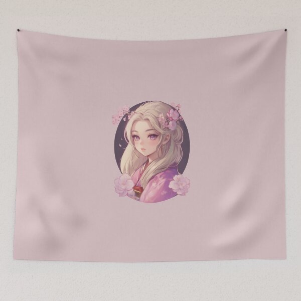 Item preview, Cherry Blossom Rapunzel Illustration designed and sold by Selenes Designs.