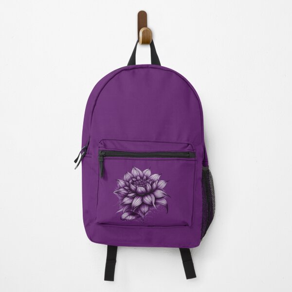 Item preview, Pastel Single Flower in Purple tint & White Mixed sketch Paint Pattern Design designed and sold by Md Rashid  Hasan.