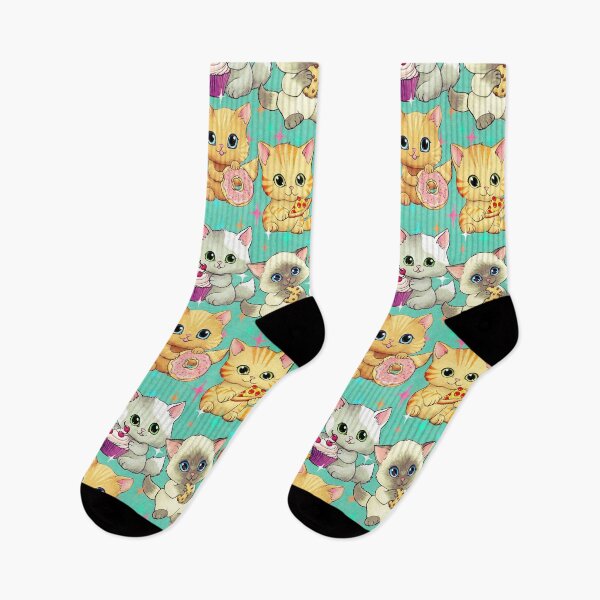 Item preview, Cute Retro Kittens with Cupcakes, Cookies and More designed and sold by micklyn.